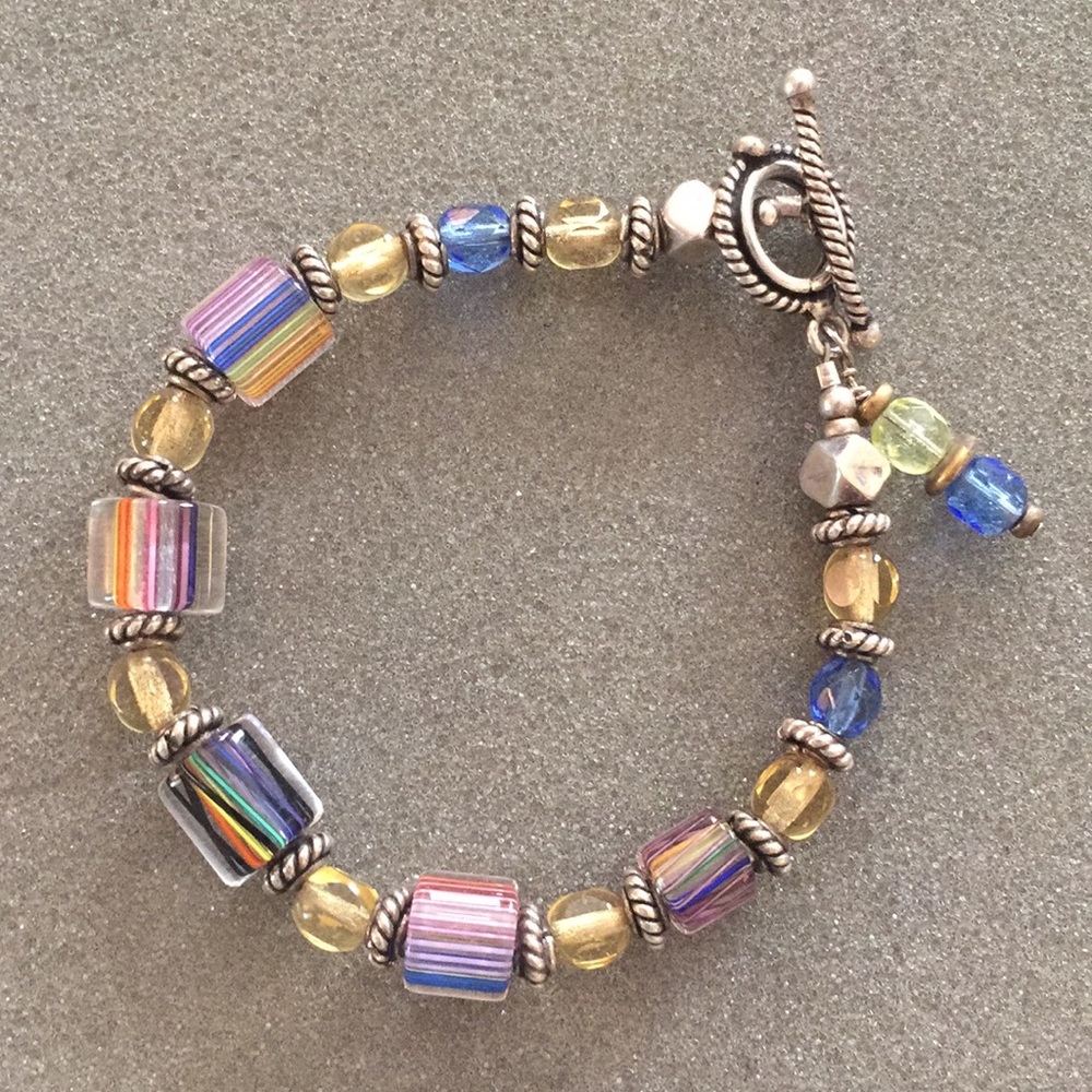 Multi-Colored Beaded Bracelet